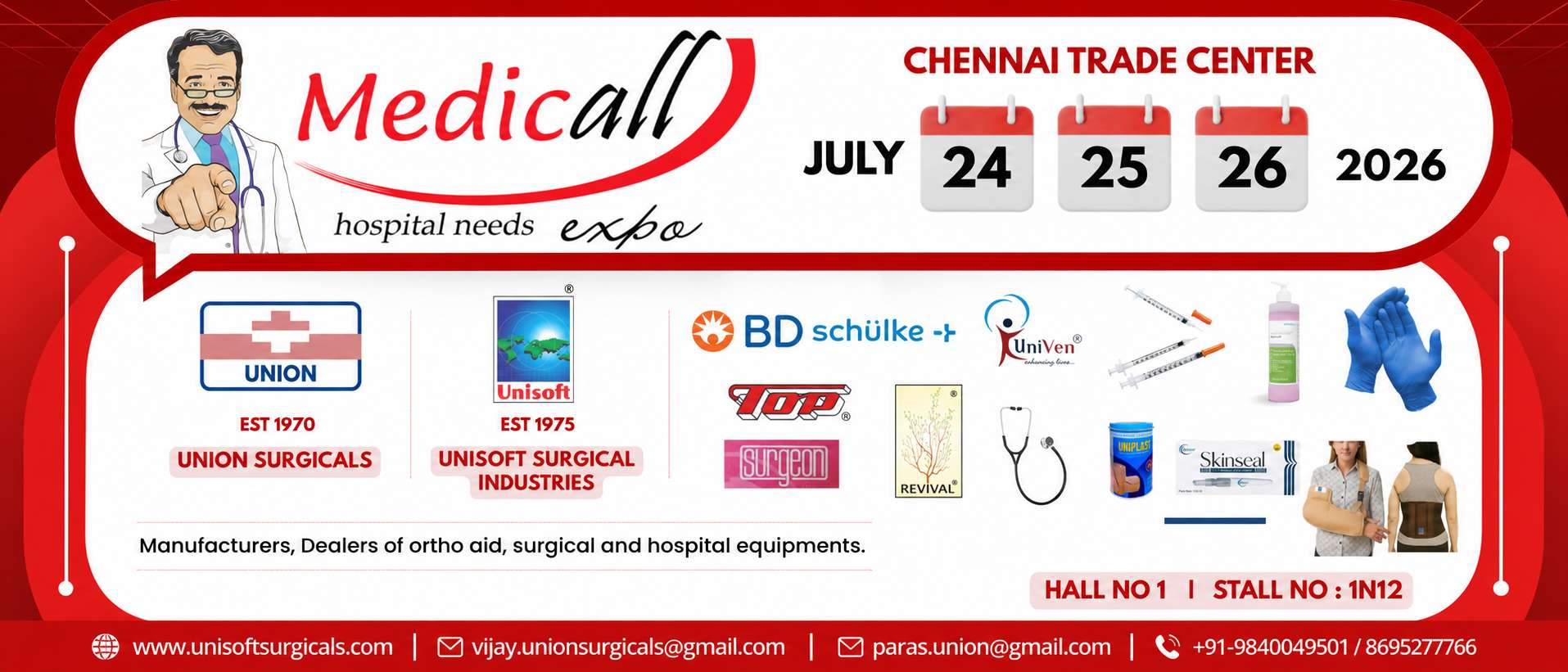 Union Unisoft — Medicall Exhibition Chennai 2026