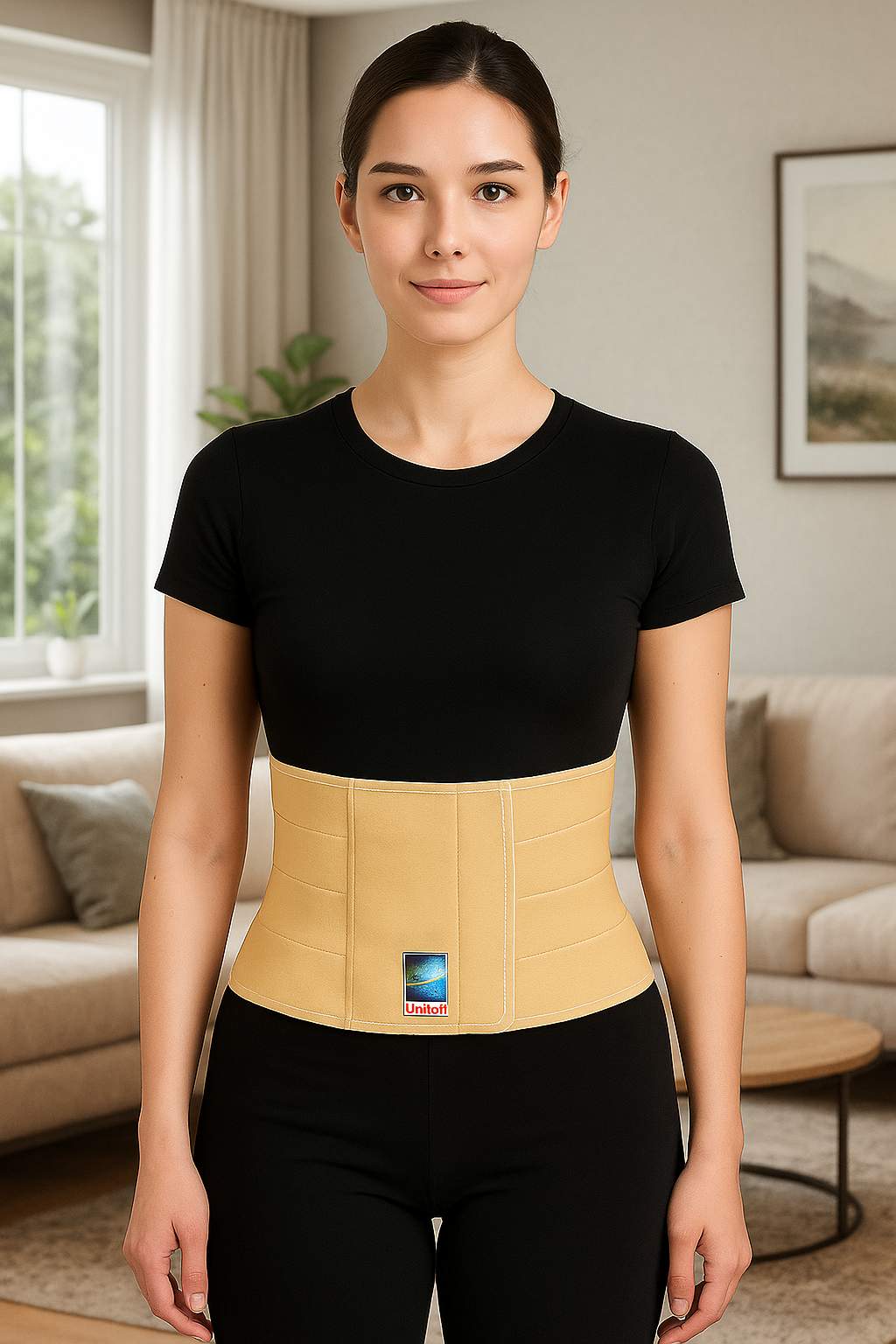 Abdominal Belt 
4-Strip With Detachable Umbical Pad(abdominal Hernia)